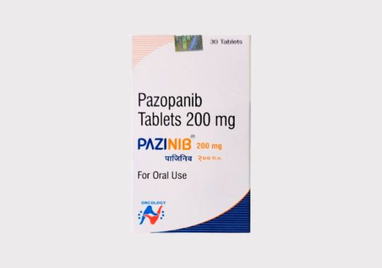 Pazinib Pazopanib 200mg tablet price in India, uses and dosage