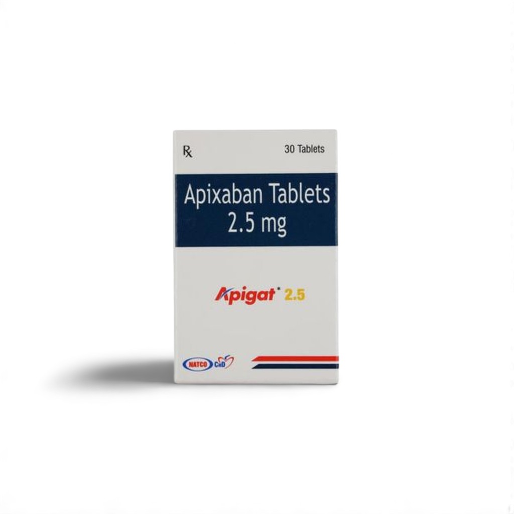 Apixaban 2.5mg Tablet (Apigat)